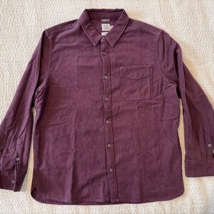 Huckberry Flint & Tinder - Jackson Flannel Shirt
 in Dark Auburn Melange (XXL)